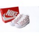 Nike Air More Uptempo Bai Bian Red White DJ5988-100 Casual Shoes