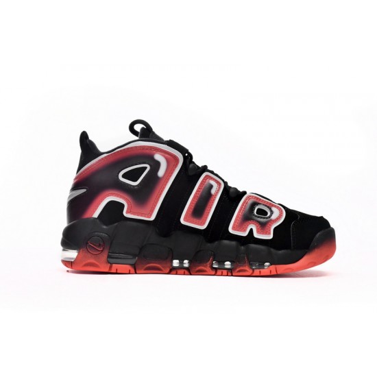 Nike Air More Uptempo Black And Red CJ6129-001 Casual Shoes