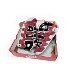 Nike Air More Uptempo Bull Black Red 921948-600 Casual Shoes 