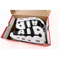 Nike Air More Uptempo Camouflage Black And White Green Tick DN8008-001 Casual Shoes 