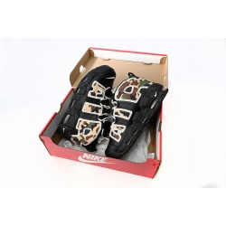 Nike Air More Uptempo Camouflage Colour Black Army Green DJ5988-100 Casual Shoes 
