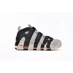 Nike Air More Uptempo Gray-black Orange DX3356-001 Casual Shoes 