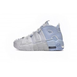 Nike Air More Uptempo White Stitching Ltblue Grey DJ5159-400 Casual Shoes 