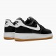 Nike Womens/Mens Air Force 1 07 Black White Gum CI0057 002 Running Sneakers