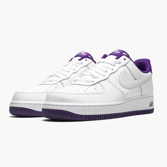 Nike Womens/Mens Air Force 1 07 Voltage Purple CJ1380 100 Running Sneakers