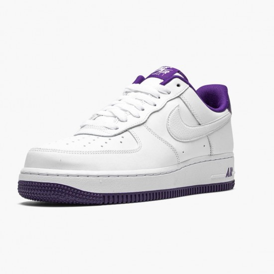 Nike Womens/Mens Air Force 1 07 Voltage Purple CJ1380 100 Running Sneakers