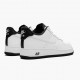 Nike Womens/Mens Air Force 1 07 White Black CD0884 100 Running Sneakers