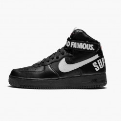 Nike Women's/Men's Air Force 1 High Supreme World Famous Black 698696 010 Running Sneakers