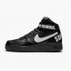 Nike Womens/Mens Air Force 1 High Supreme World Famous Black 698696 010 Running Sneakers