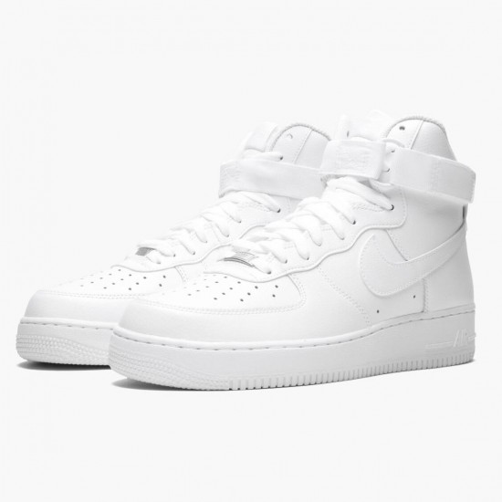 Nike Womens/Mens Air Force 1 High White 315121 115 Running Sneakers