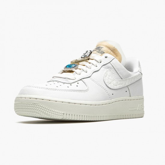 Nike Womens/Mens Air Force 1 Low 07 LX Bling CZ8101 100 Running Sneakers