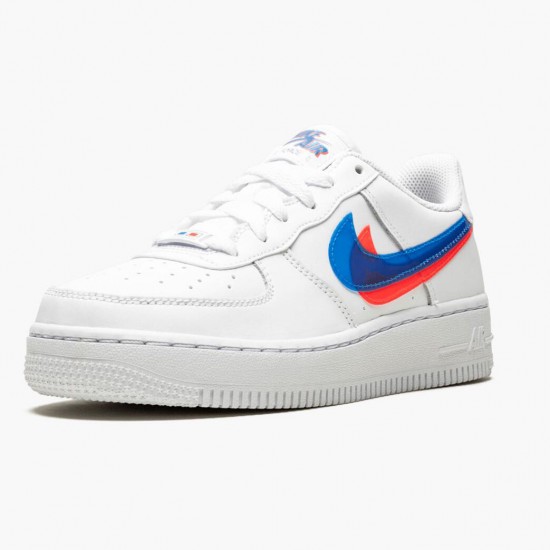Nike Womens/Mens Air Force 1 Low 3D Glasses BV2551 100 Running Sneakers