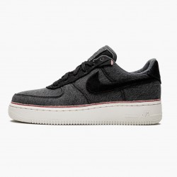 Nike Men's Air Force 1 Low 3x1 Denim Black 905345 006 Running Sneakers