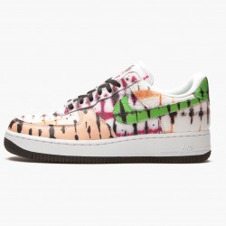 Nike Women's/Men's Air Force 1 Low Black Tie Dye CW1267 101 Running Sneakers