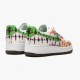 Nike Womens/Mens Air Force 1 Low Black Tie Dye CW1267 101 Running Sneakers