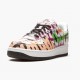 Nike Womens/Mens Air Force 1 Low Black Tie Dye CW1267 101 Running Sneakers