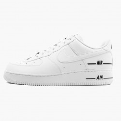 Nike Women's/Men's Air Force 1 Low Double Air Low White Black CJ1379 100 Running Sneakers