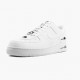 Nike Womens/Mens Air Force 1 Low Double Air Low White Black CJ1379 100 Running Sneakers