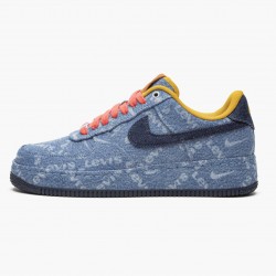 Nike Women's/Men's Air Force 1 Low Exclusive Denim CV0670 447 Running Sneakers