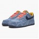 Nike Womens/Mens Air Force 1 Low Exclusive Denim CV0670 447 Running Sneakers
