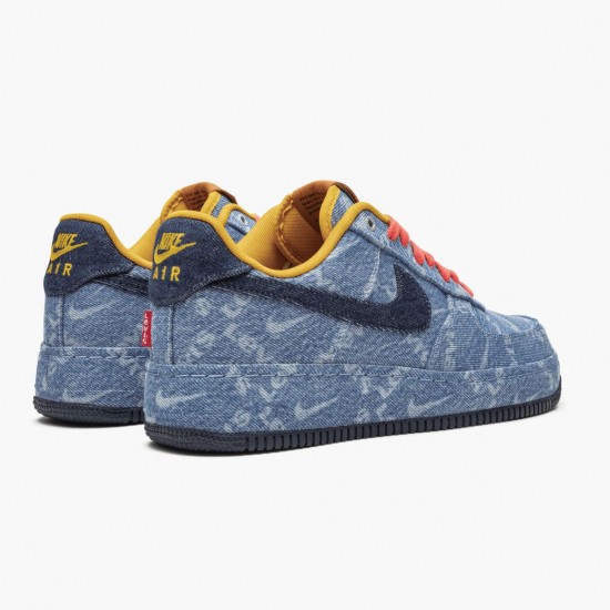 Nike Womens/Mens Air Force 1 Low Exclusive Denim CV0670 447 Running Sneakers