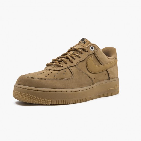 Nike Womens/Mens Air Force 1 Low Flax CJ9179 200 Running Sneakers