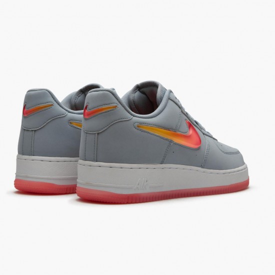 Nike Mens Air Force 1 Low Jelly Jewel Obsidian Mist AT4143 400 Running Sneakers