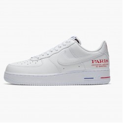 Nike Women's/Men's Air Force 1 Low NBA Paris Game CW2367 100 Running Sneakers
