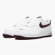 Nike Womens/Mens Air Force 1 Low Obsidian White University Red CJ8731 100 Running Sneakers