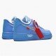Nike Womens/Mens Air Force 1 Low Off-White MCA University Blue CI1173 400 Running Sneakers