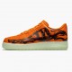 Nike Womens/Mens Air Force 1 Low Orange Skeleton CU8067 800 Running Sneakers