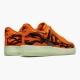 Nike Womens/Mens Air Force 1 Low Orange Skeleton CU8067 800 Running Sneakers