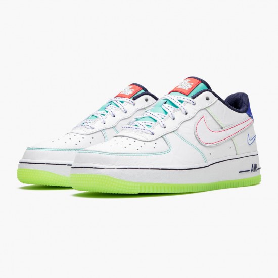 Nike Womens/Mens Air Force 1 Low Outside the Lines CV2421 100 Running Sneakers