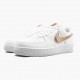 Nike Womens/Mens Air Force 1 Low Oversized Swoosh White Orange Peel AO2441 102 Running Sneakers