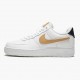 Nike Womens/Mens Air Force 1 Low Removable Swoosh Pack White Vachetta Tan CT2253 100 Running Sneakers