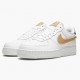 Nike Womens/Mens Air Force 1 Low Removable Swoosh Pack White Vachetta Tan CT2253 100 Running Sneakers