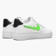 Nike Womens/Mens Air Force 1 Low Removable Swoosh White Green Strike AR7446 100 Running Sneakers