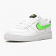 Nike Womens/Mens Air Force 1 Low Removable Swoosh White Green Strike AR7446 100 Running Sneakers