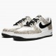 Nike Womens/Mens Air Force 1 Low Retro Cocoa Snake 845053 104 Running Sneakers