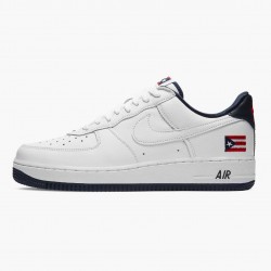 Nike Women's/Men's Air Force 1 Low Retro Puerto Rico CJ1386 100 Running Sneakers