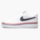 Nike Womens/Mens Air Force 1 Low Ribbon White Blue CJ1377 100 Running Sneakers