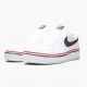 Nike Womens/Mens Air Force 1 Low Ribbon White Blue CJ1377 100 Running Sneakers