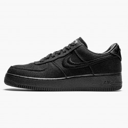 Nike Women's/Men's Air Force 1 Low Stussy Black CZ9084 001 Running Sneakers
