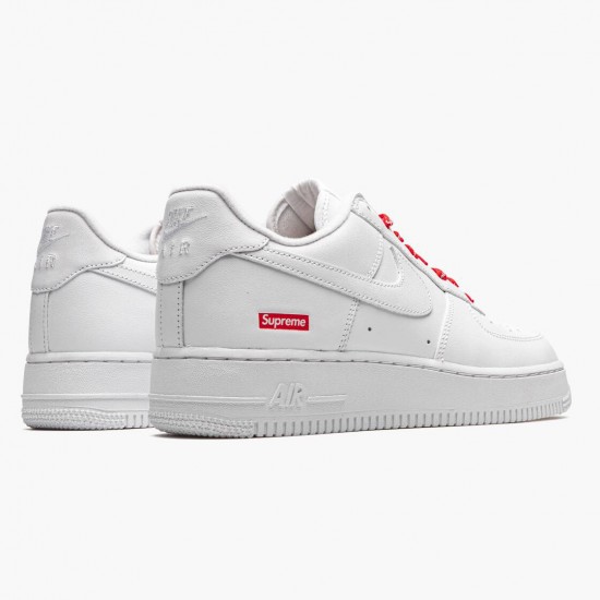 Nike Womens/Mens Air Force 1 Low Supreme White CU9225 100 Running Sneakers