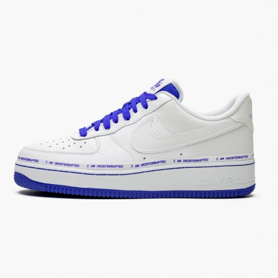 Nike Womens/Mens Air Force 1 Low Uninterrupted More Than an Athlete CQ0494 100 Running Sneakers