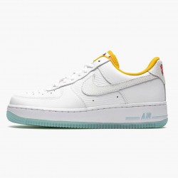 Nike Women's/Men's Air Force 1 Low White Dark Sulfur CZ8132 100 Running Sneakers