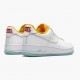 Nike Womens/Mens Air Force 1 Low White Dark Sulfur CZ8132 100 Running Sneakers