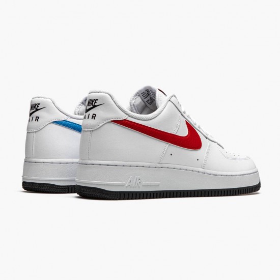 Nike Womens/Mens Air Force 1 Low White Red Blue CT2816 100 Running Sneakers