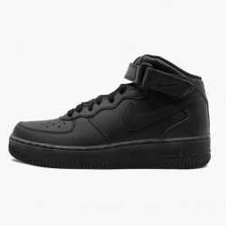 Nike Women's/Men's Air Force 1 Mid Black 2014 314195 004 Running Sneakers
