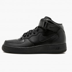 Nike Women's/Men's Air Force 1 Mid Black 315123 001 Running Sneakers